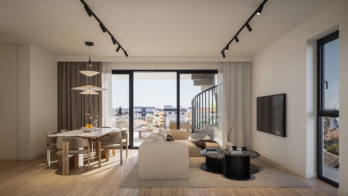 Modern 2 Bedroom Penthouse in Limassol, Agia Zoni