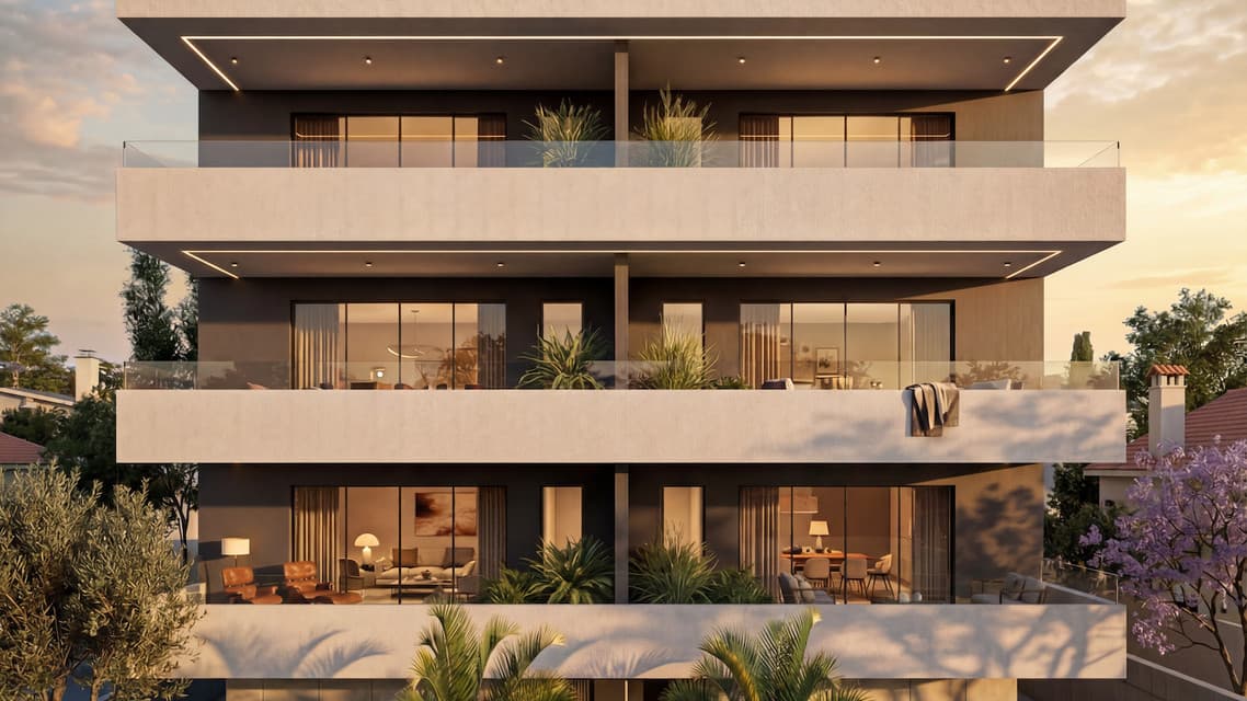 Modern 2 Bedroom Apartment in Agios Athanasios